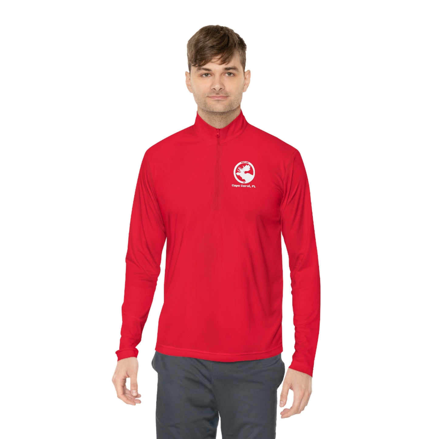 Unisex Quarter-Zip PULLOVER (Front & Back Graphics)