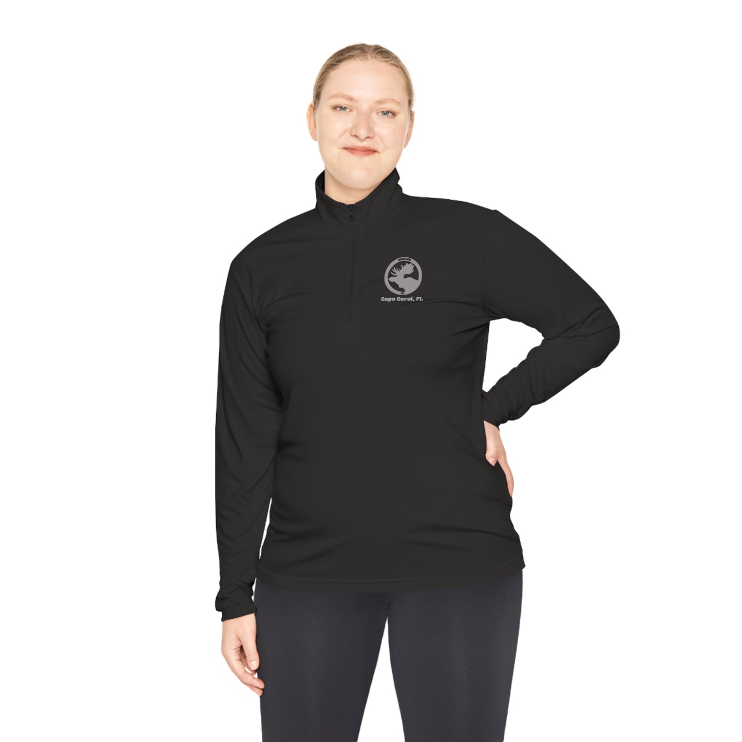 Unisex Quarter-Zip PULLOVER (FRONT Graphics Only)